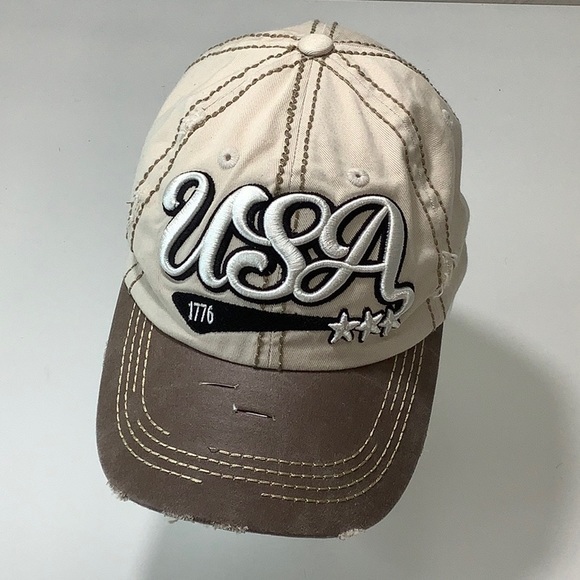 KBETHOS original vintage distressed large embroidered logo baseball hat Size OS - Picture 9 of 9